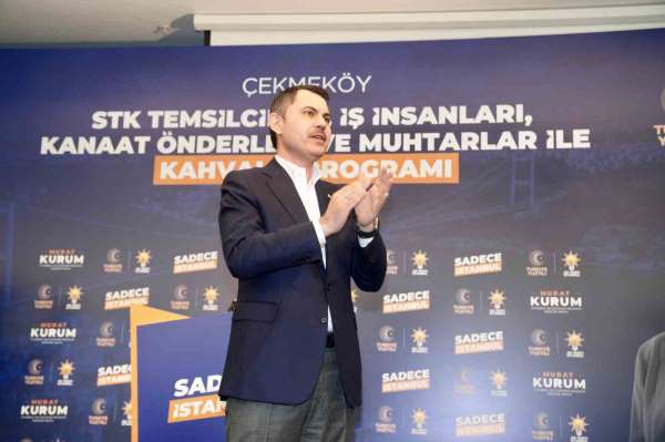 Murat Kurum: 'Çekmeköy'ün iki yakasını tamamen birleştirip 12 bin metrekare bir meydan kazandıracağız'