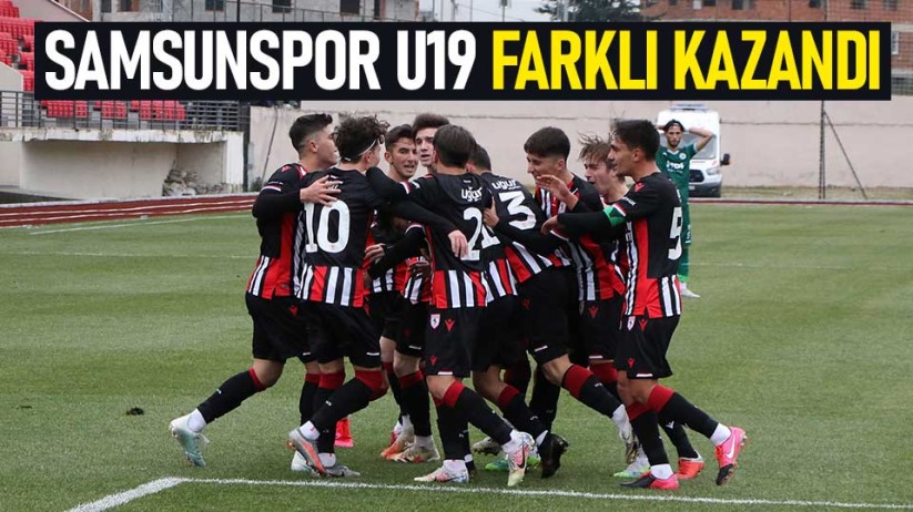 Yılport Samsunspor U19 takımı Giresunspor'u 3-1 yendi