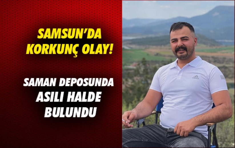 Saman deposunda asılı halde bulundu