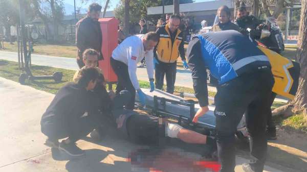 Yaşlı adamı 'Neden selam almıyorsun' diyerek bacağından bıçakladılar