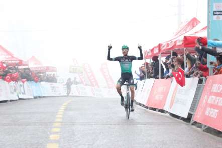 55. Cumhurbaşkanlığı Türkiye Bisiklet Türkiye Turu Bursa-Karatepe etabı tamamlan