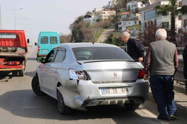 Viyadükte trafik kazası: 1 yaralı