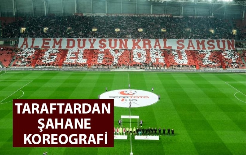 Taraftardan Şahane Koreografi