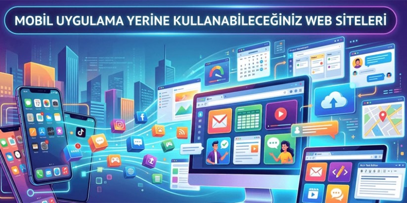 Mobil Uygulama Yerine Kullanabileceğiniz Web Siteleri