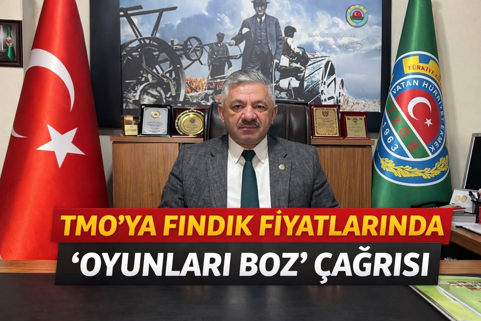 TMO'ya fındık fiyatlarında 'Oyunları boz' çağrısı