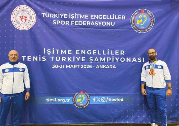 İşitme Engelliler Tenis Turnuvası'nda Muğla'ya 3 madalya