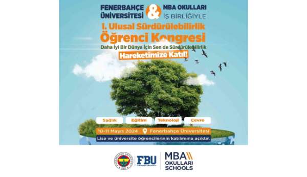 Üniversite ve lise öğrencileri sürdürülebilirlik öğrenci kongresinde buluşuyor