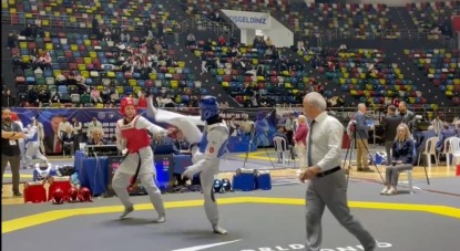 Türkiye Ümitler Taekwondo Şampiyonası, Samsun'da yapıldı