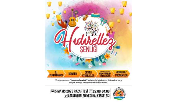 Atakum'da Hıdırellez'e özel kutlama programı