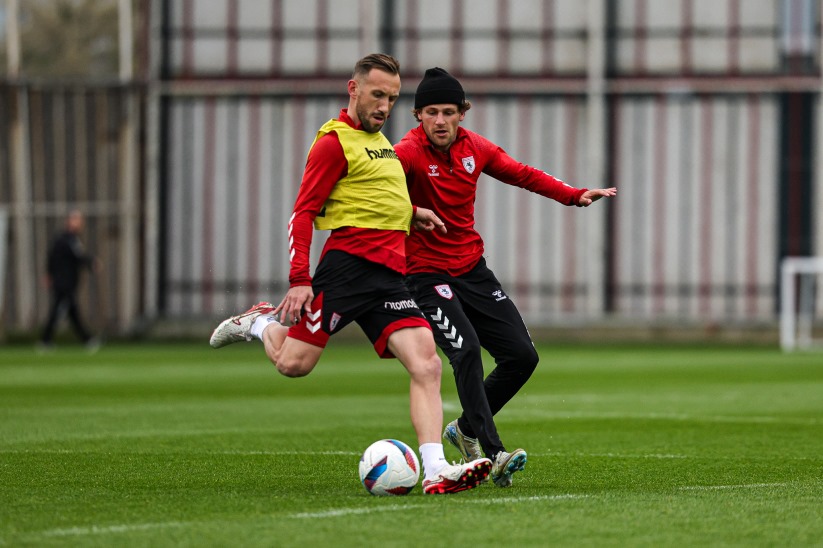 Samsunspor, Eyüpspor hazırlıklarını sürdürdü
