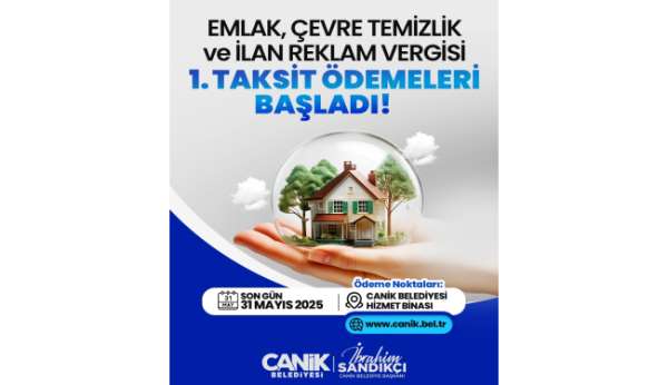 Canik'te vergi ödemeleri başladı