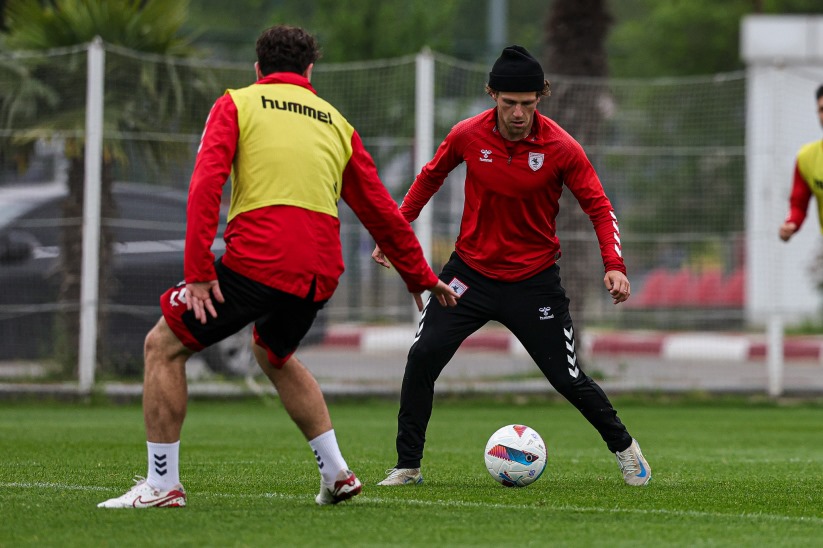 Samsunspor, Eyüpspor hazırlıklarını sürdürdü