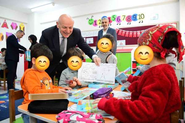 Terme'de minikler boyayarak ilçeyi tanıyacak