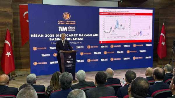 Ticaret Bakanı Bolat: 'Nisanda mal ihracatımız geçen yılın aynı ayına göre yüzde 8,5 artışla 20,9 milyar dolar