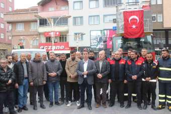 Türkeli'de yeni araçlar törenle hizmete girdi