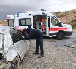 Van'da trafik kazası: 1 yaralı