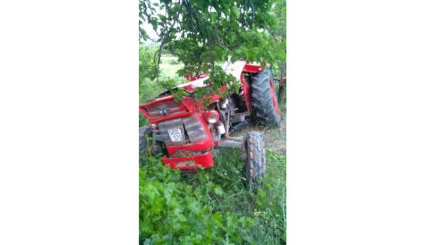 Traktör kazası 1 ölü - Sivas haber