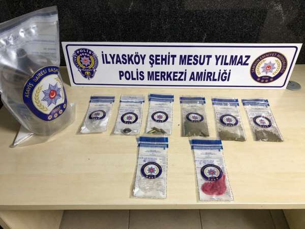 Polis merkezi ekipleri uyuşturucu ele geçirdi: 2 gözaltı