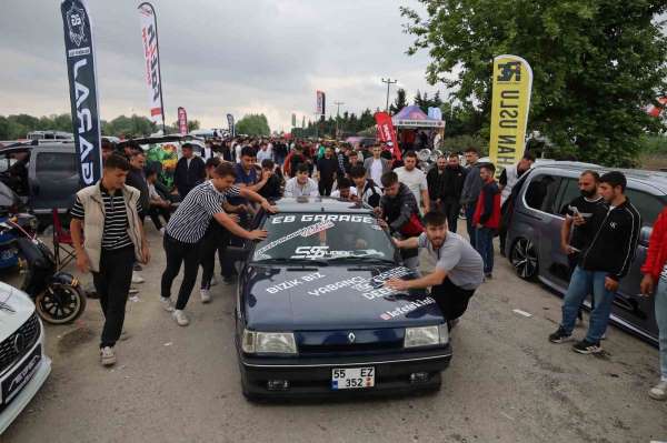 Bafra'da modifiye rüzgarı: 500 araç sergilendi