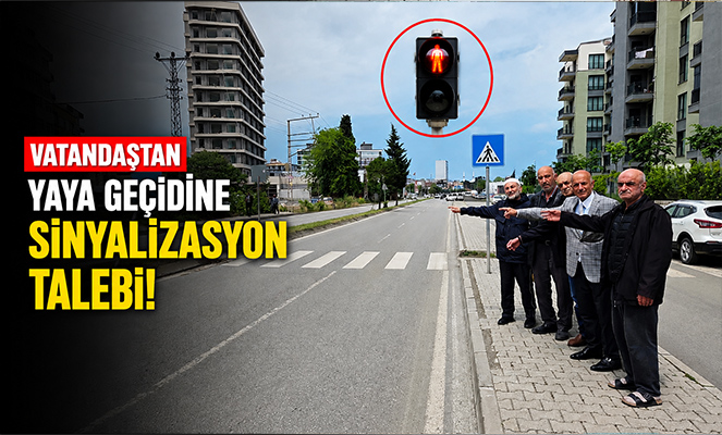 Vatandaştan yaya geçidine sinyalizasyon talebi