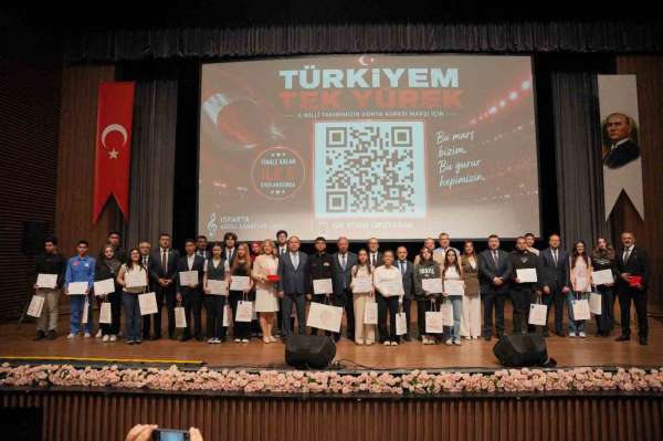 Isparta'da 'Hayalimdeki Ben' CV Yarışması'nın kazananları ödüllendirildi