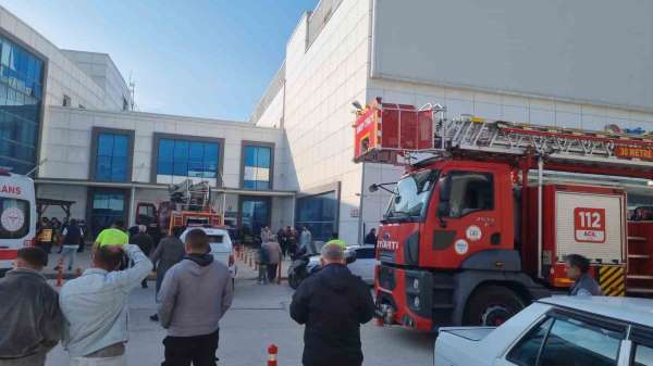 Sinop'ta hastanede yangın paniği