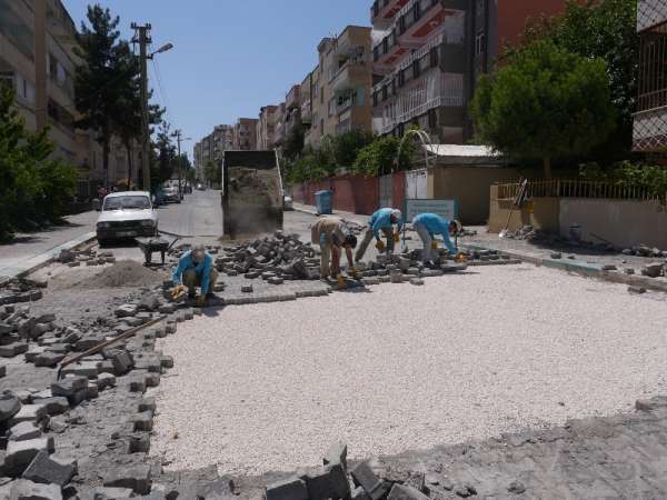 Haliliye'de yol onarım çalışmaları sürüyor 