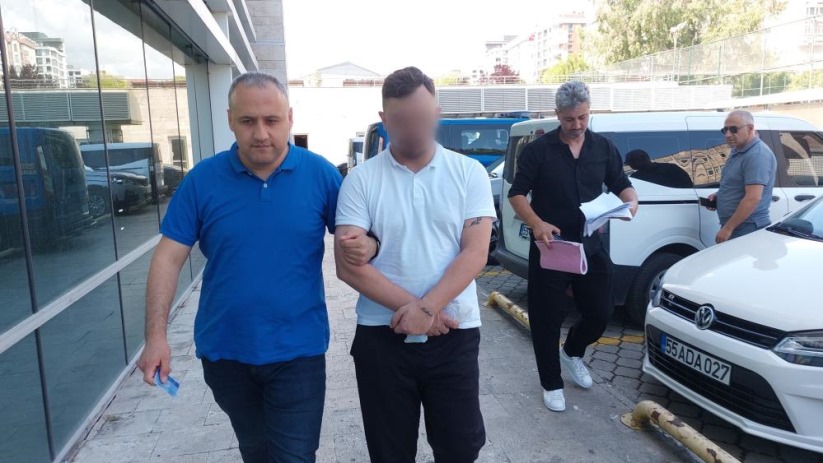 Samsun'da parkta bıçaklamaya tutuklama