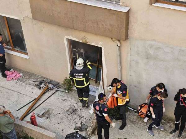 Zonguldak'ta patlama sesi mahalleyi ayağa kaldırdı