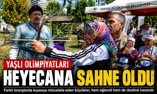 Yaşlı Olimpiyatları heyecana sahne oldu