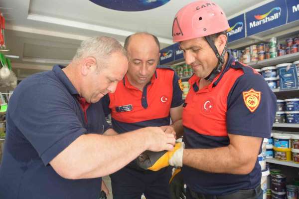 Ordu'da itfaiye ekipleri, ebabil kuşu için seferber oldu