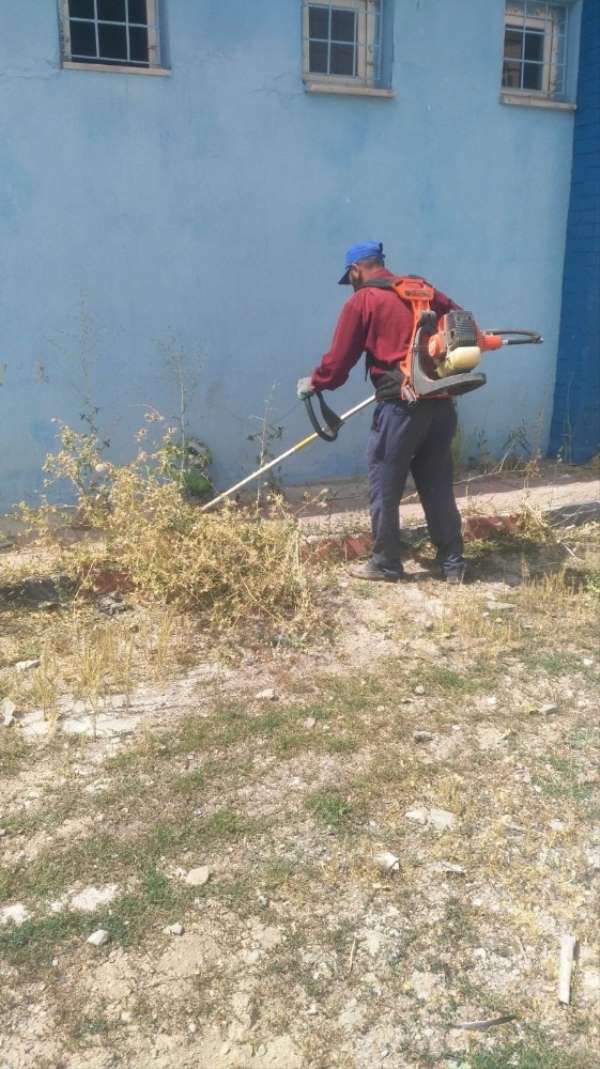 Çaldıran'daki okullarda çevre düzenlemesi 