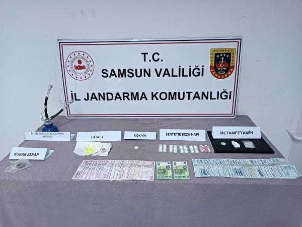 Samsun'da çok miktarda narkotik madde ele geçirildi