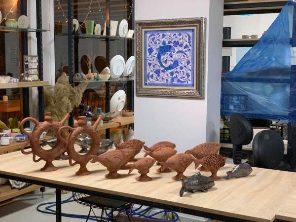Belçikalı ve Türk sanatçılar, Laodikeia'daki bin derecelik kazanda seramik yaptı