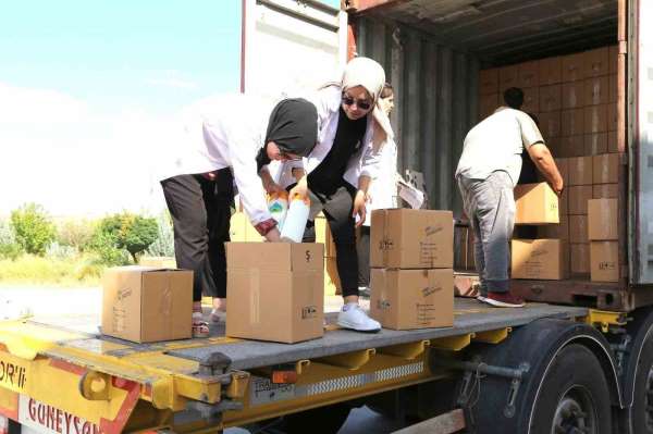 Siirt Üniversitesi Libya'ya temizlik ve bakım ürünlerini ihracat etti