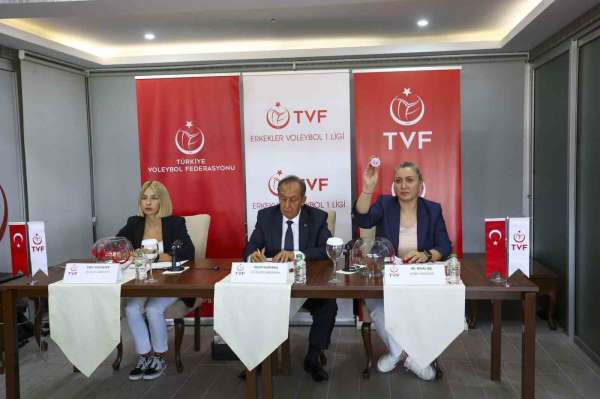 Erkekler Voleybol 1. Ligi'nde 2024-2025 voleybol sezonu fikstürü çekildi