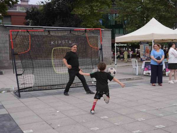 Dünya Düzce Günlerinde çocuklar sosyal ve sportif etkinliklerle eğlendi