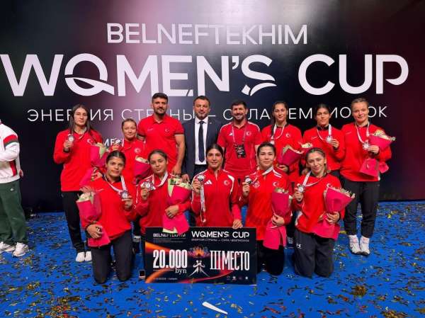 U23 Belneftekhim Women's Cup'ta milliler, takım halinde 3. oldu