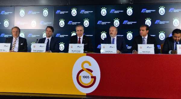 Galatasaray Futbol Takımı'nın forma kol sponsoru Magdeburger Sigorta oldu 