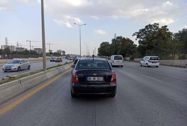 Ankara'da 7 araçlı zincirleme trafik kazası