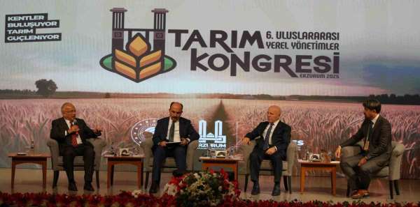 6. Uluslararası Yerel Yönetimler Tarım Kongresi Erzurum'da başladı