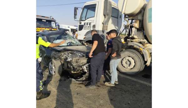 Mardin'de zincirleme trafik kazası: 7 yaralı