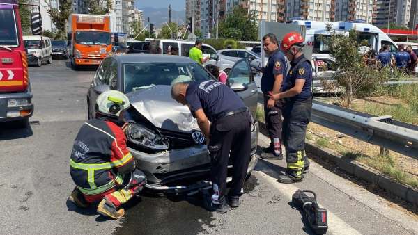 Aydın'da trafik kazası: 1'i bebek 4 yaralı