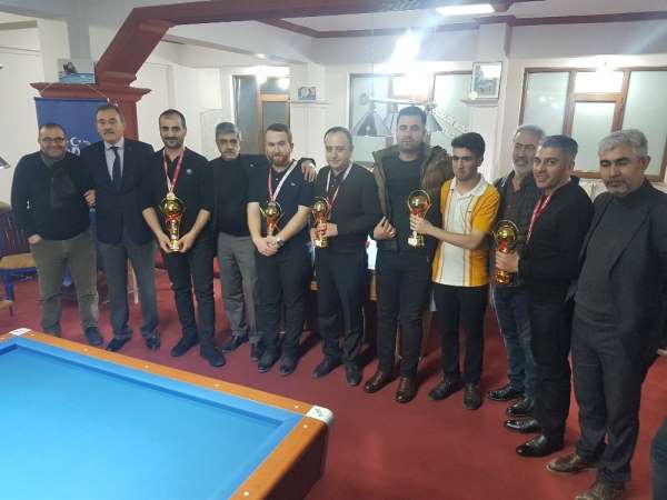 Van'da bilardo şampiyonası