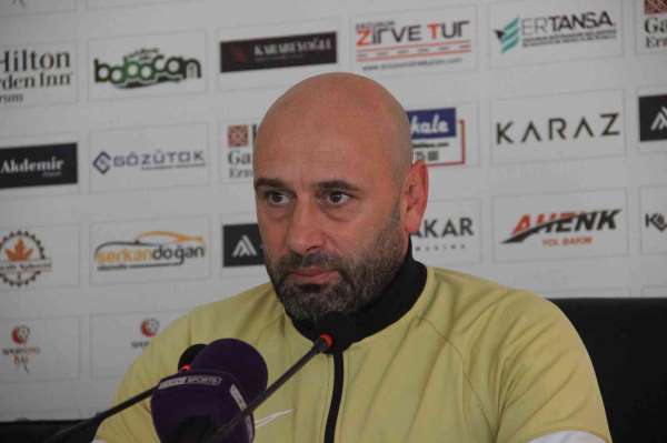 Muzaffer Bilazer: 'Kendi sahamızda kazanmamız gereken bir maçtı' - Erzurum haber