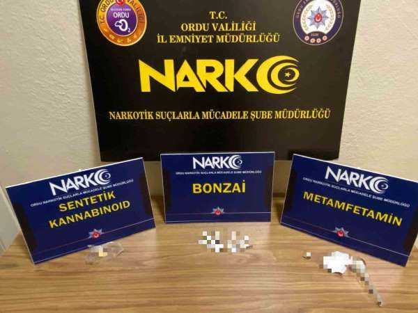 Ordu'da uyuşturucu operasyonlarında 2 tutuklama