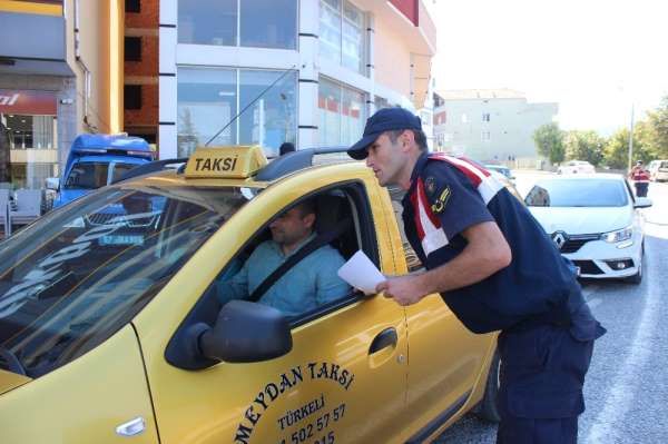 Türkeli'de 'Yaya Geçidi Nöbeti' uygulaması 