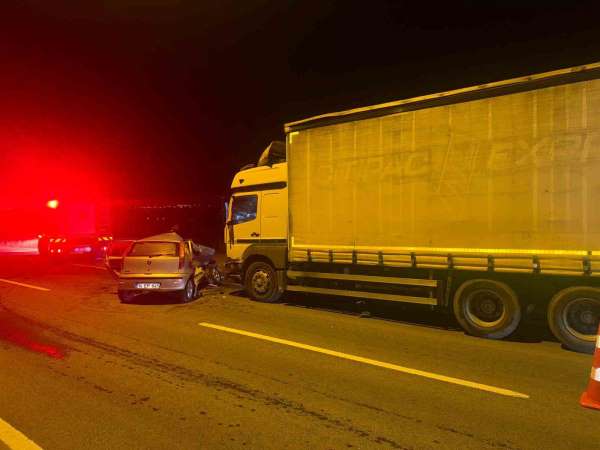 Bolu'da D-100'de feci kaza: 1 ölü