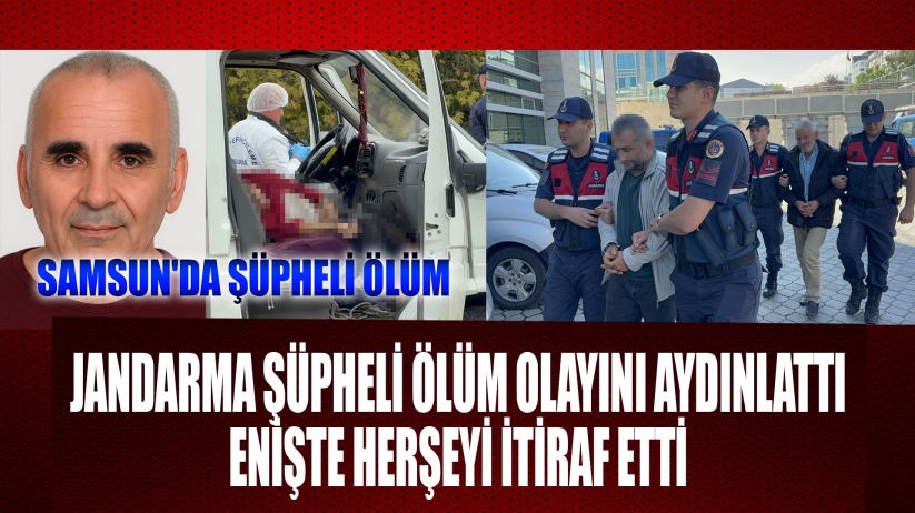 Jandarma şüpheli ölüm olayını aydınlattı: 2 gözaltı