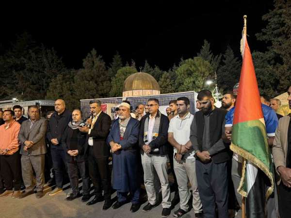 Mardin'de İsrail'in saldırılarına tepki